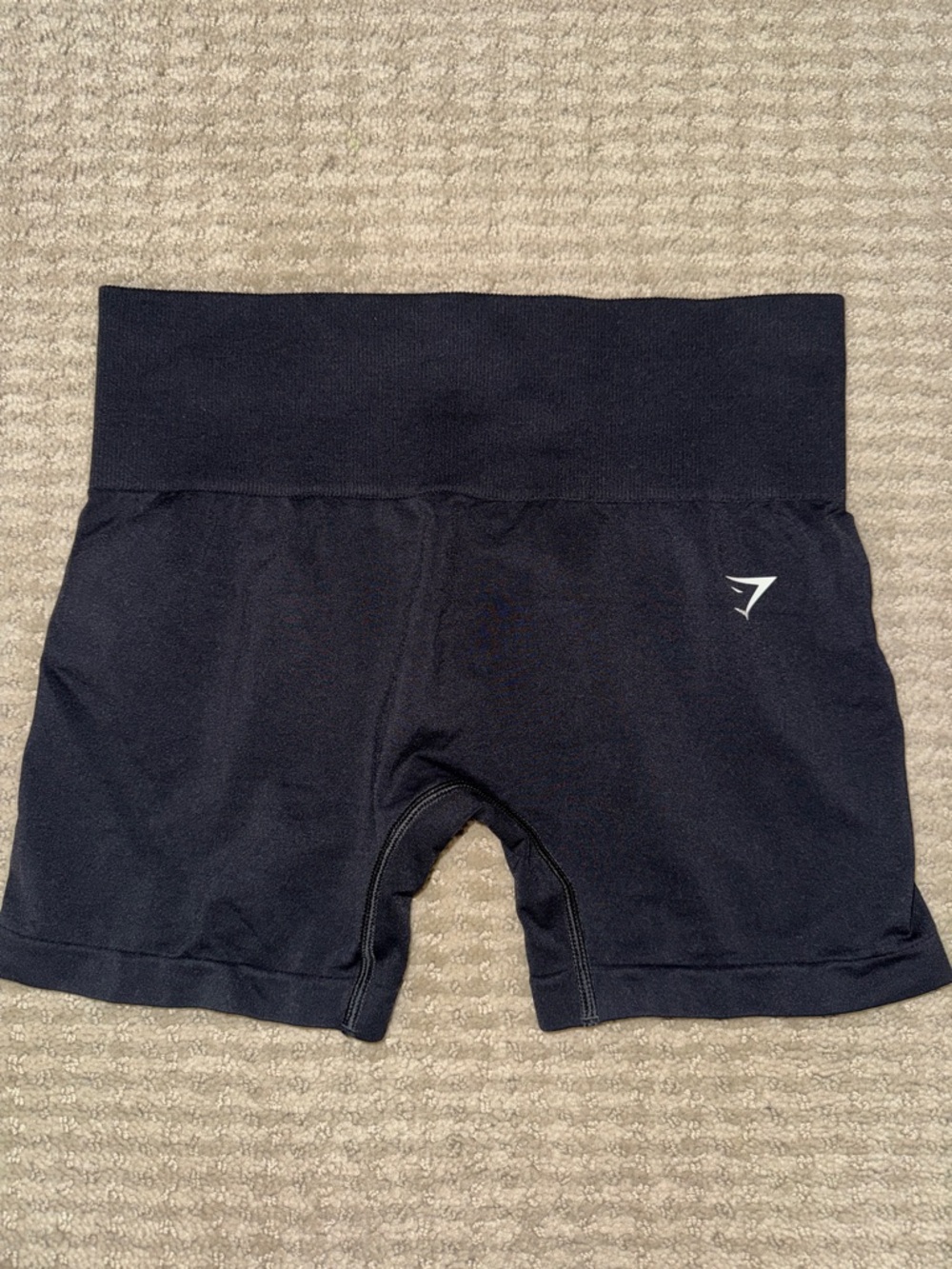 Gymshark Black Seamless High-Rise Workout Shorts